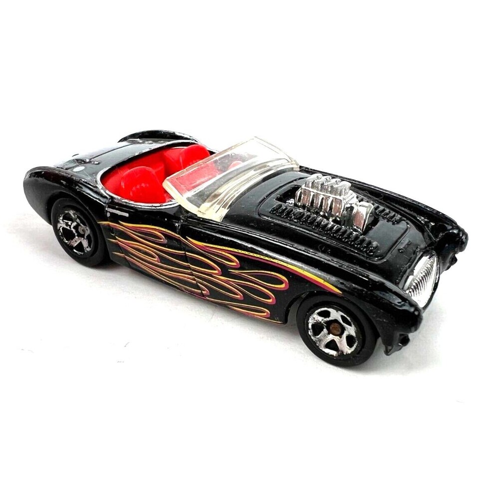 Hot Wheels Austin Healey Black with Flames